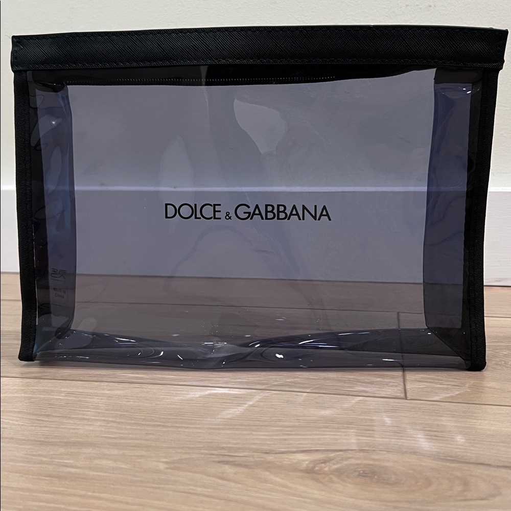 Dolce & Gabbana Clear Black Pouch